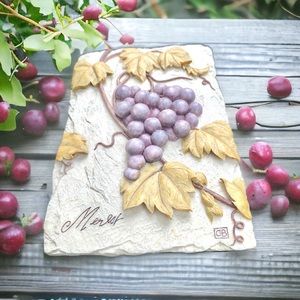 3D Vineyard Signed Artwork by Cheri Blum - Wall Art Home Decor